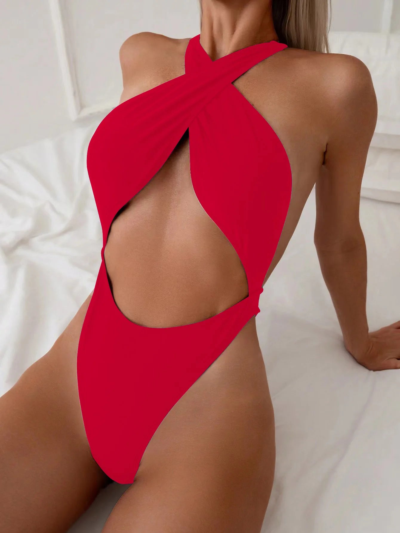 Frauen Bademode High Cut Bikini Set Sexy Push Up Badeanzug Damen Tanga Swimwear