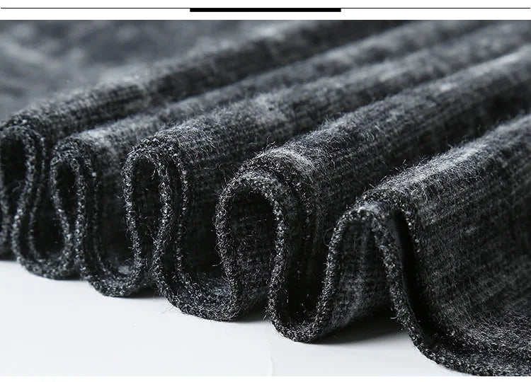 Herren Schal Winterschal Stola Schlauchschal Halstuch Wollschal Strickschal Loop