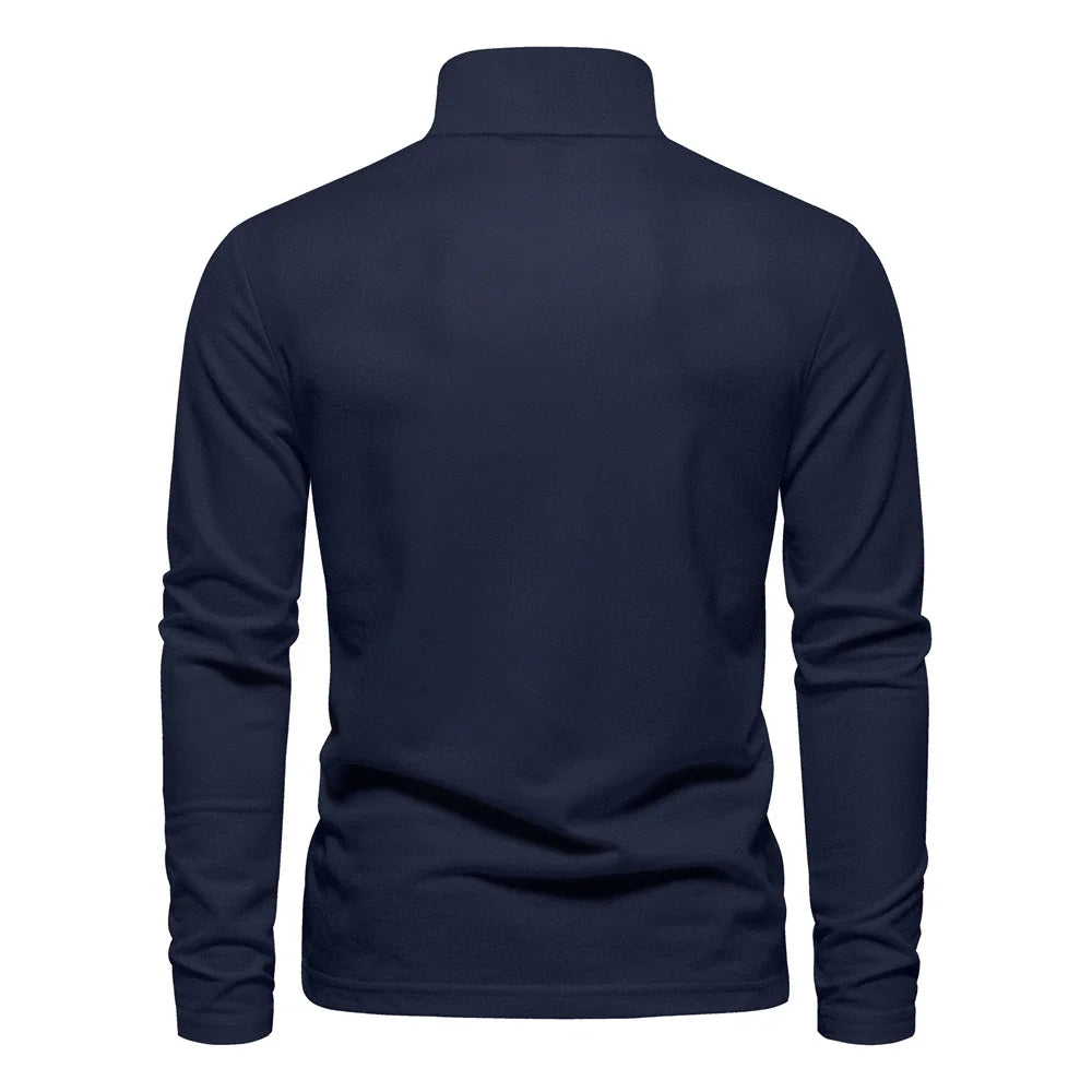 Herren Pullover Sweatshirt Troyer Pulli Sweater Poloshirt Langarmpulli Polohemd