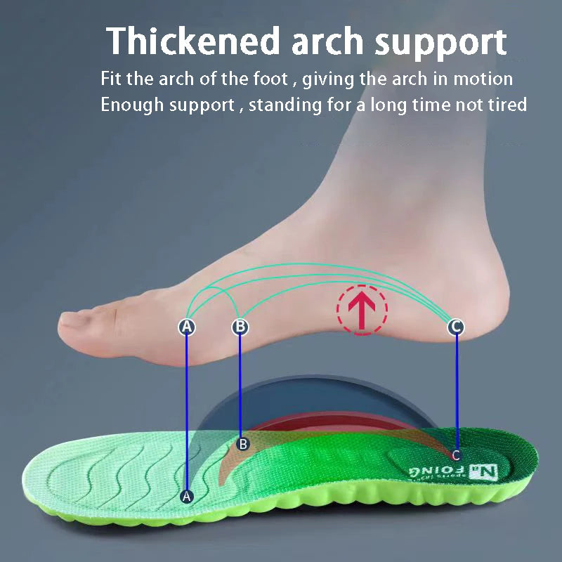Orthopädische Einlegesohlen EVA Schuheinlagen Gel-Sohlen Sportschuh-Einlage