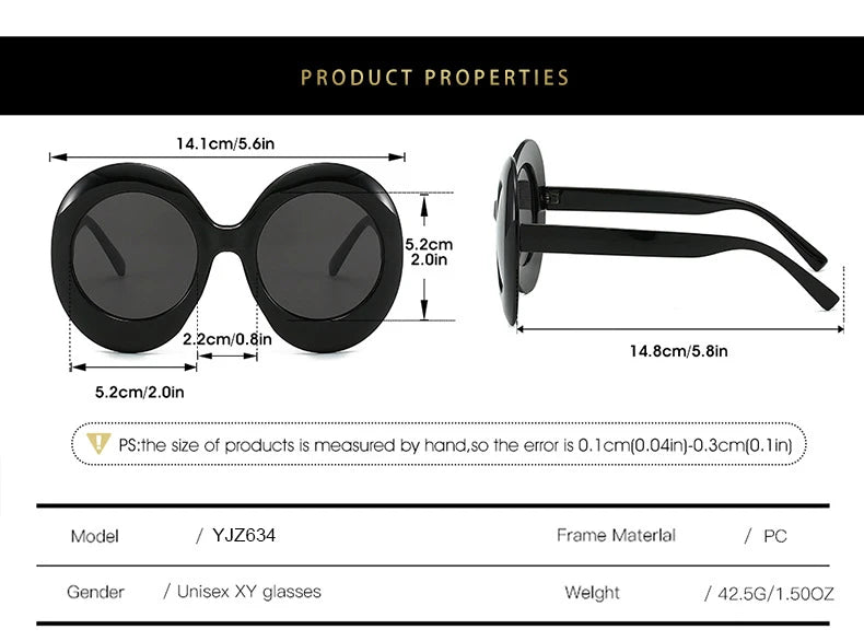 Occhiali da sole ovali oversize per donna e uomo Fotocromatici Polarizzati UV400