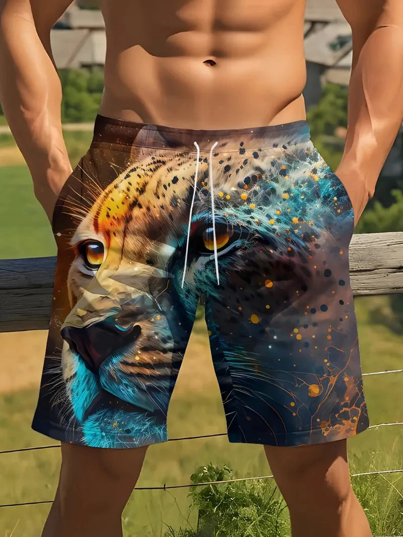 Herren Badehose Badeshort Kurze Hose Shorts Schwimmhose 100% Polyester NEU
