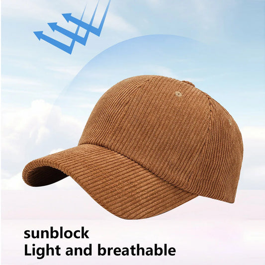 Basecap Baseball Cap Cord Look Mütze Kappe Männer Frauen Cappy Schirmmützen
