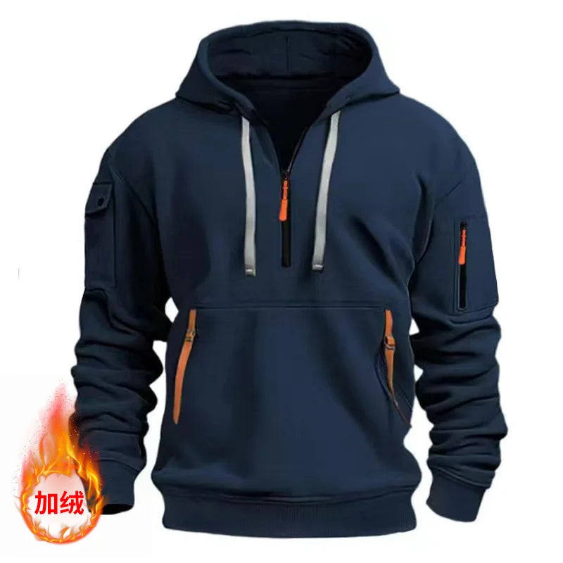 Herren Kapuzenpullover Sweatjacke Hoodie Sweatshirt Pullover Pulli Streetwear