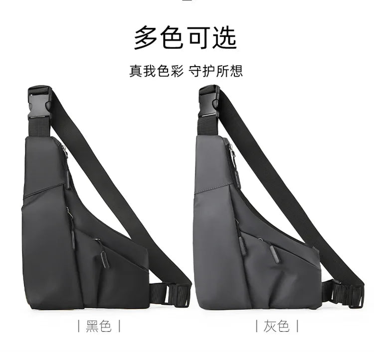 Borsa da petto Zaino Monospalla Marsupio Per Uomo Borsello Moto Fondina