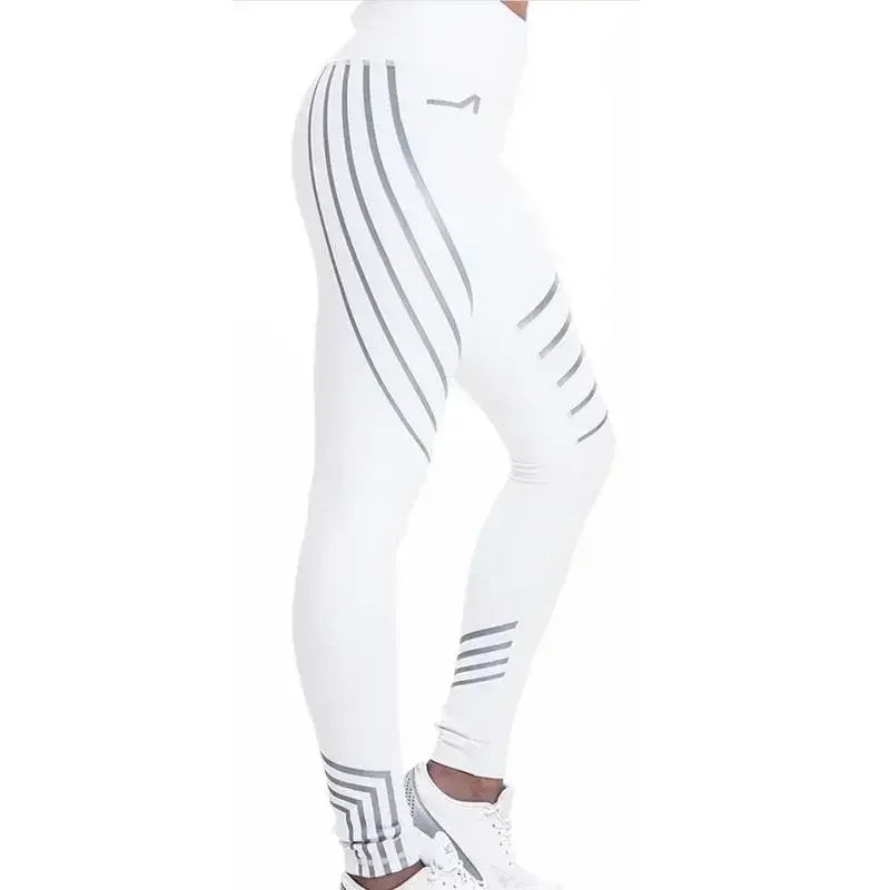 Damen Yoga Leggings Push Up Stretch Leggins Sport Hose Fitness Gym Jogginghose