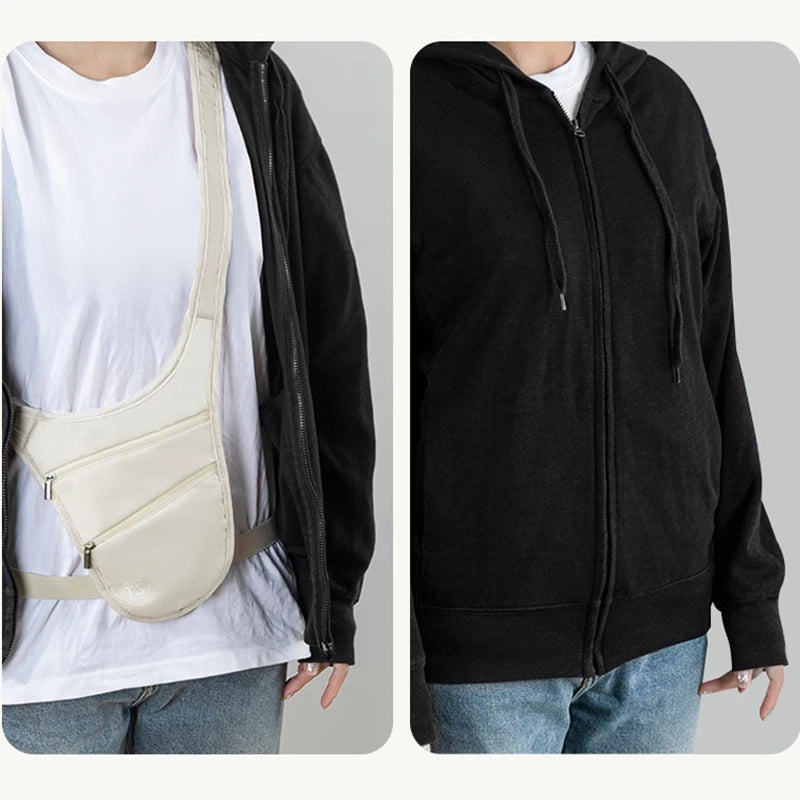 Reise Versteckte Taille Tasche Sport Telefon Männer Anti-diebstahl Gürtel Tasche Ultra-Dünne Wasserdichte Fanny Pack Neue Frauen laufen Licht Taille Tasche
