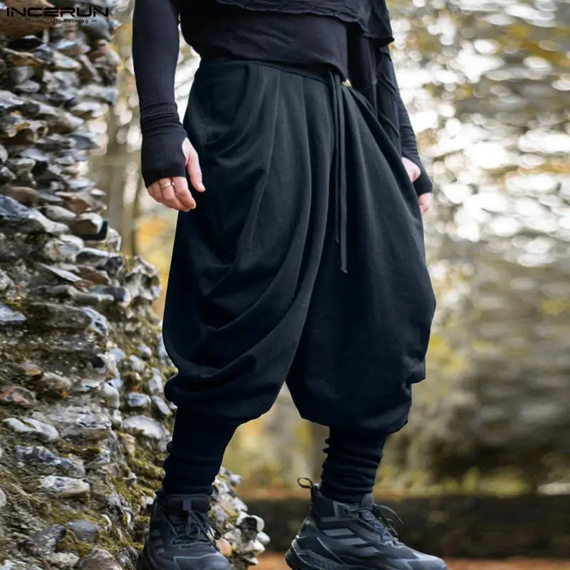 Männer Hose Haremshosen Pumphosen Pluderhosen Hosenrock Herrenrock Kilt Jogger