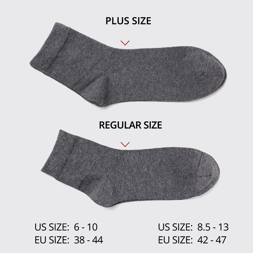 10 Paar Herren Business Socken aus Bambusfaser Atmungsaktives größe 38-45