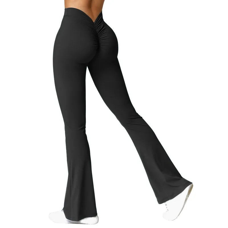 Leggins Donna Push up Vita Alta Pantaloni Sportivi Fitness Yoga Palestra Tuta