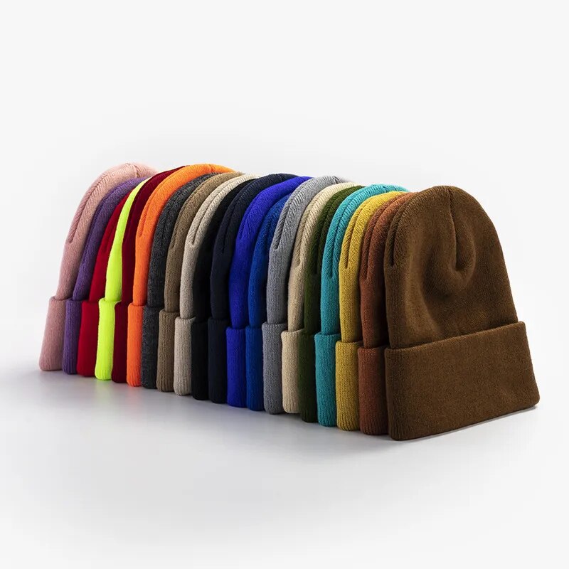 20 Farben Warme Herren Damen Wintermütze Woll Mütze Strickmütze Kappe Hut Unisex