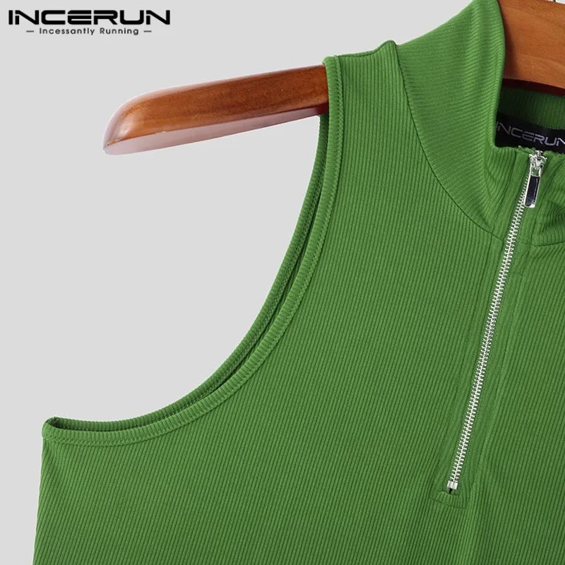 Herren Oberteil Ärmellos Tank Top Sexy Shirt Clubwear Muskel T-Shirt Unterhemd