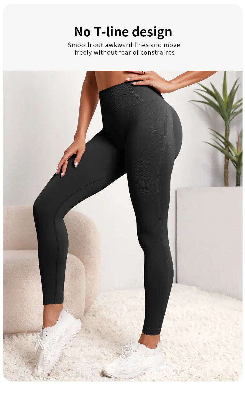 Leggins Donna Push up Vita Alta Pantaloni Sportivi Fitness Yoga Palestra Tuta
