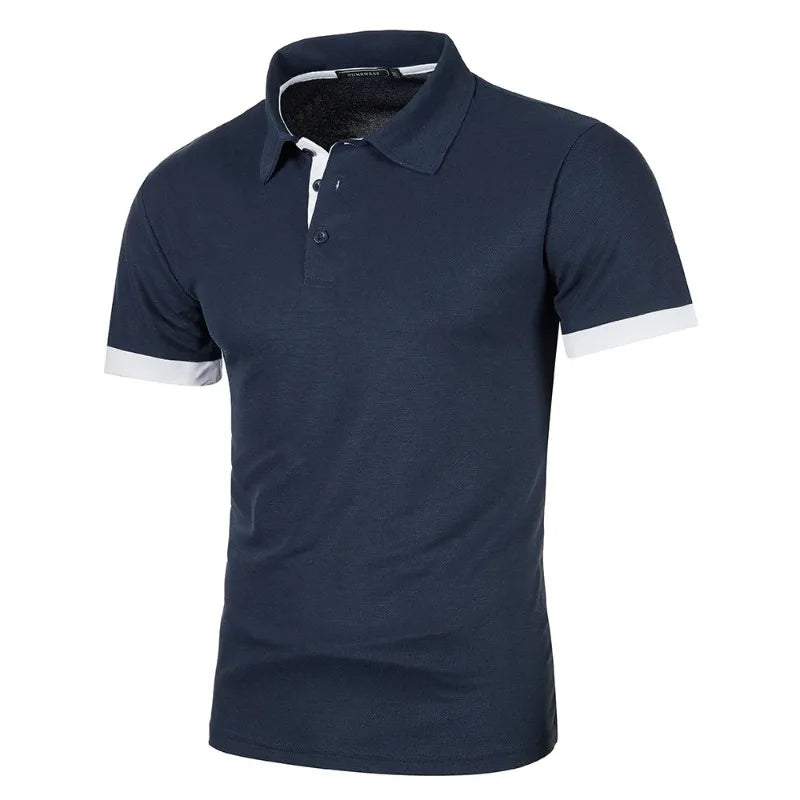 Herren Poloshirt POLO Shirt T-Shirt Kurzarm Zipper Hemd Fashion Polohemd Top NEU