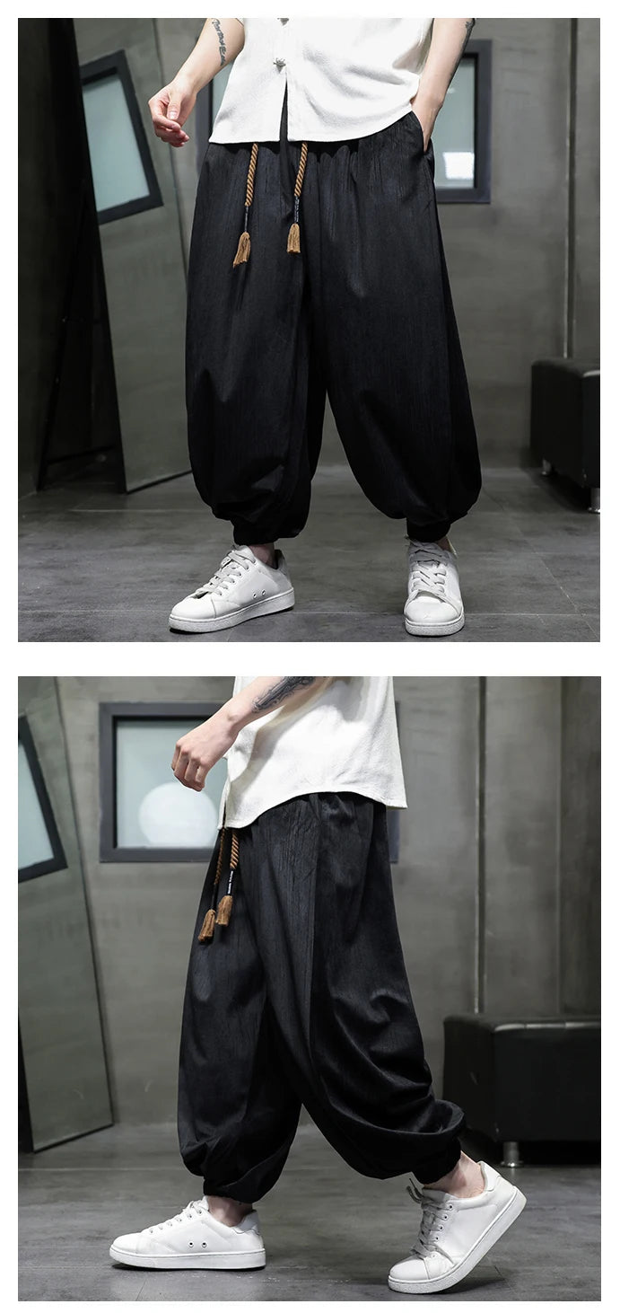 Männer Hose Haremshosen Pumphosen Pluderhosen Hosenrock Herrenrock Kilt Jogger