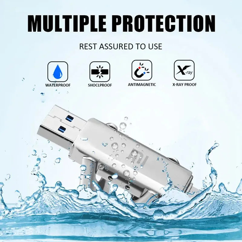 2 In 1 USB Stick 2TB 1TB USB-C Speicherstick Memorystick USB Speicher 256 512GB