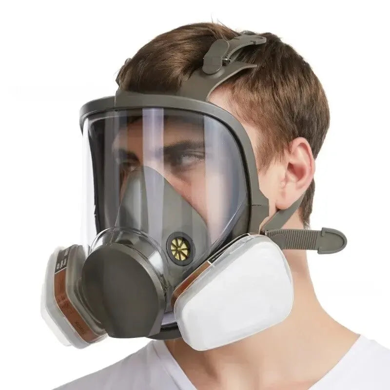 6800 Atemschutzmaske Gasmaske Vollmaske Filter Vollgesichtsschutz Anti-Beschlag