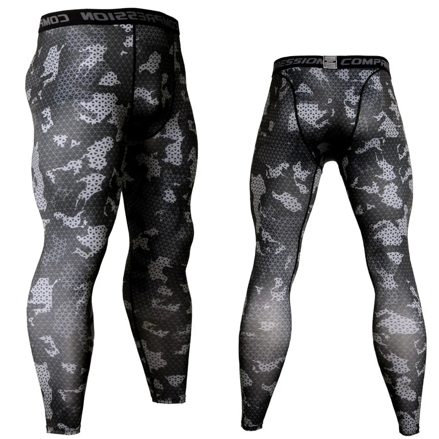 Herren Leggings Sporthose Jogginghose Trainingshose Lauf Hose Kompressionshose