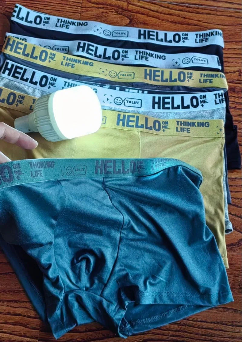 6er Pack Herren Boxershorts Unterhosen Basic Unterwäsche Boxer Shorts