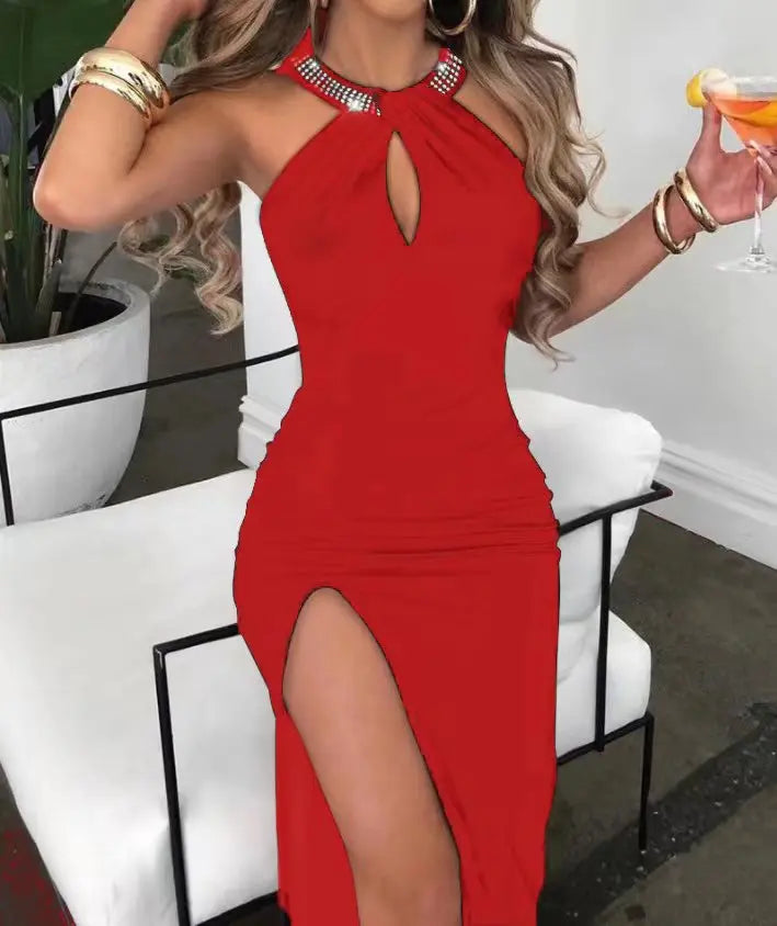 Damen Trägerlos Party Kleid Rock Rückenfrei Cocktailkleid Abendkleid Partykleid