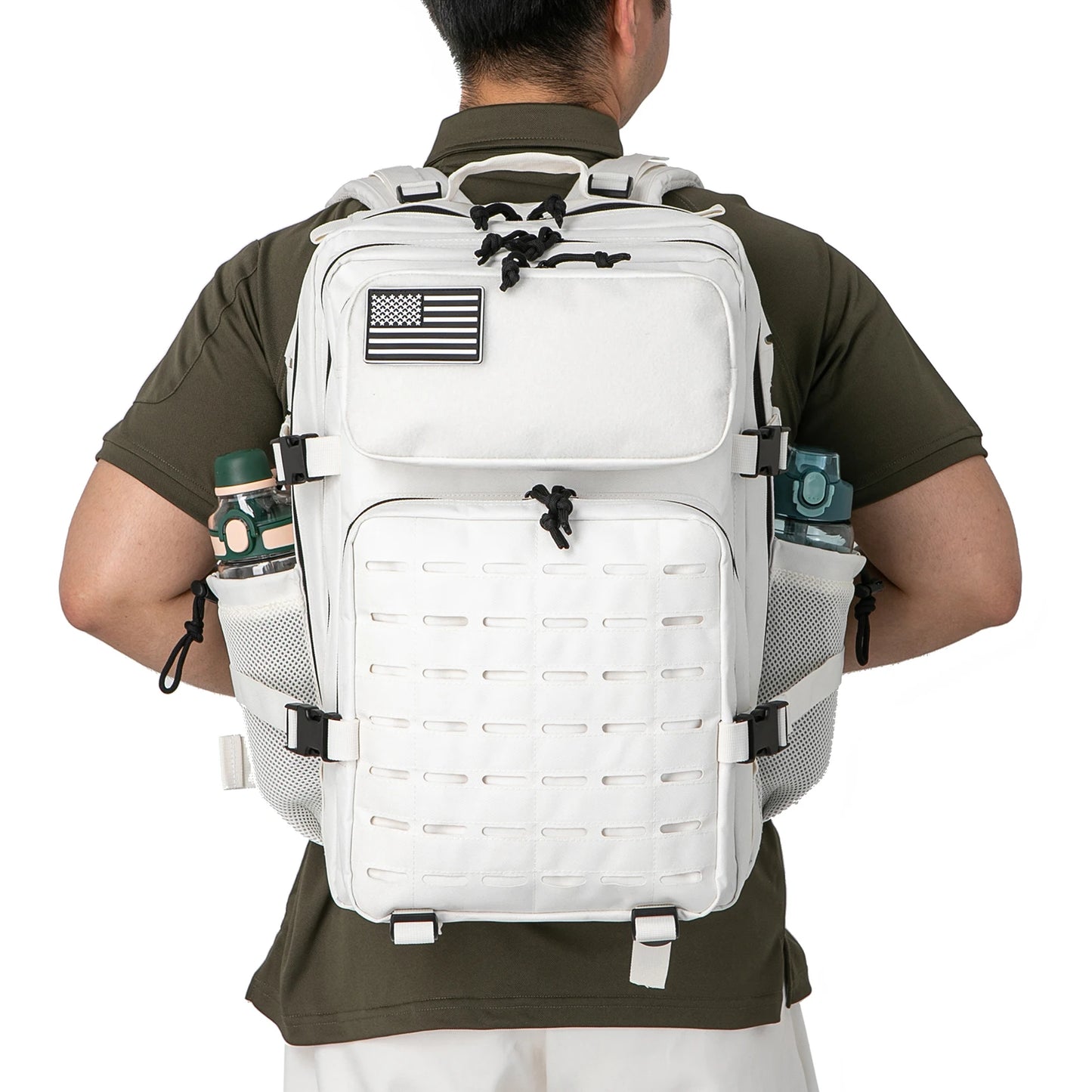 Taktischer Rucksack Laptoptasche RollTop Herren 36-55L Laptop Tasche Damen