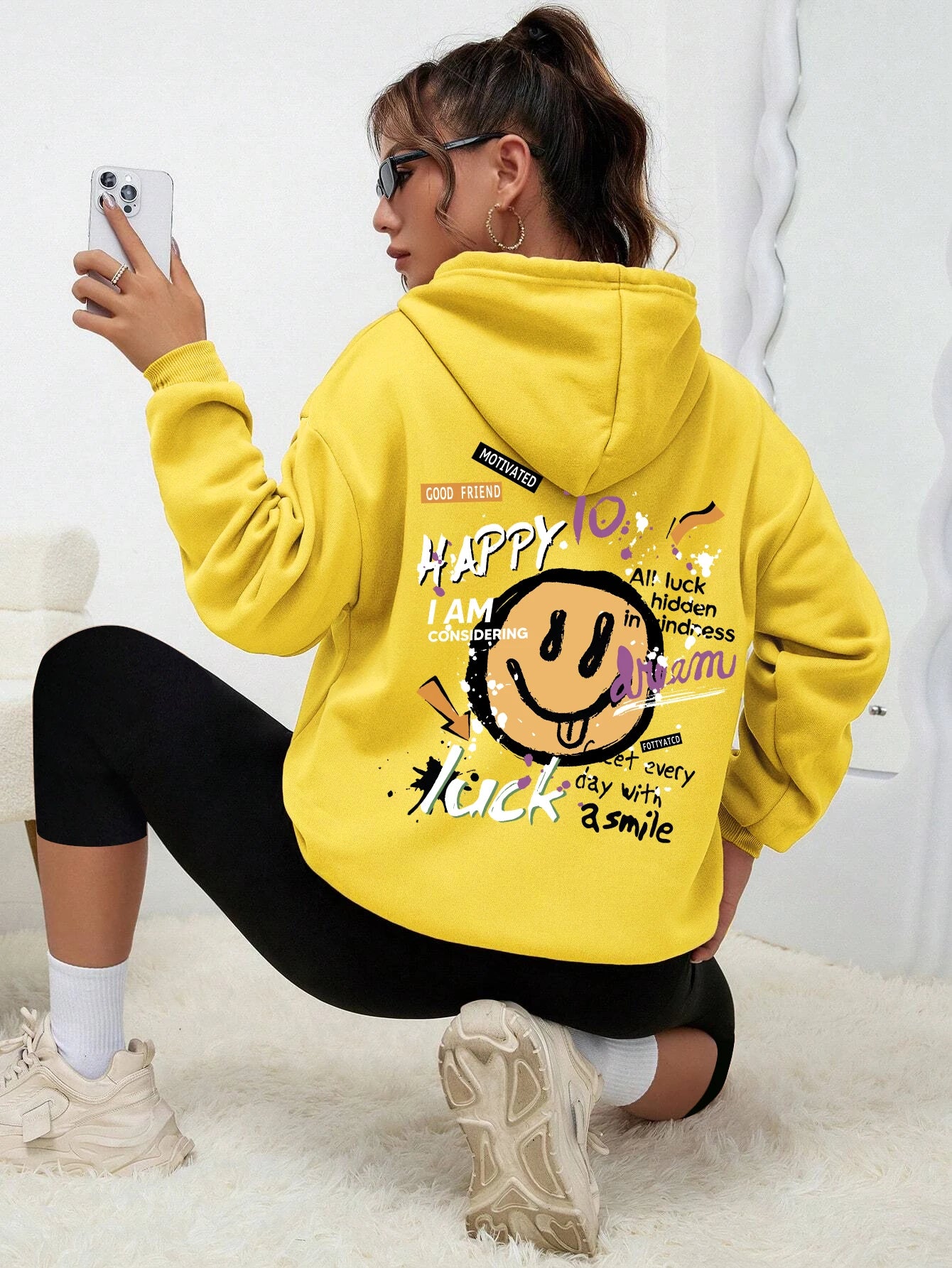 Teddybär Kapuzenpullover Sweatshirt Fleece Hoodie Pulli Damen Kapuzenpulli Shirt