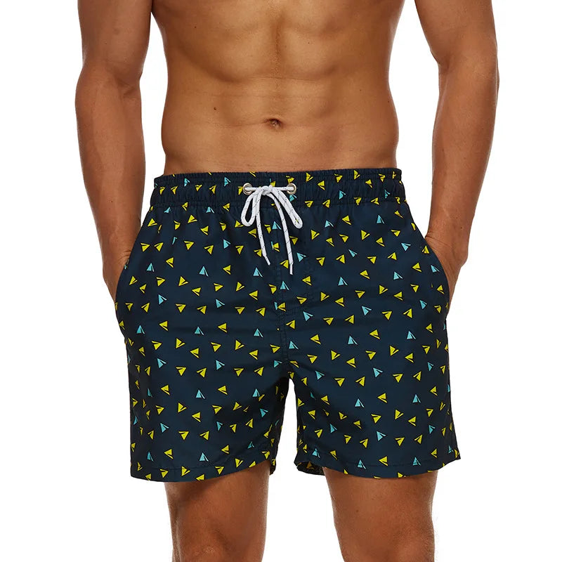 Herren Badehose Badeshort Kurze Hose Shorts Schwimmhose 100% Polyester NEU