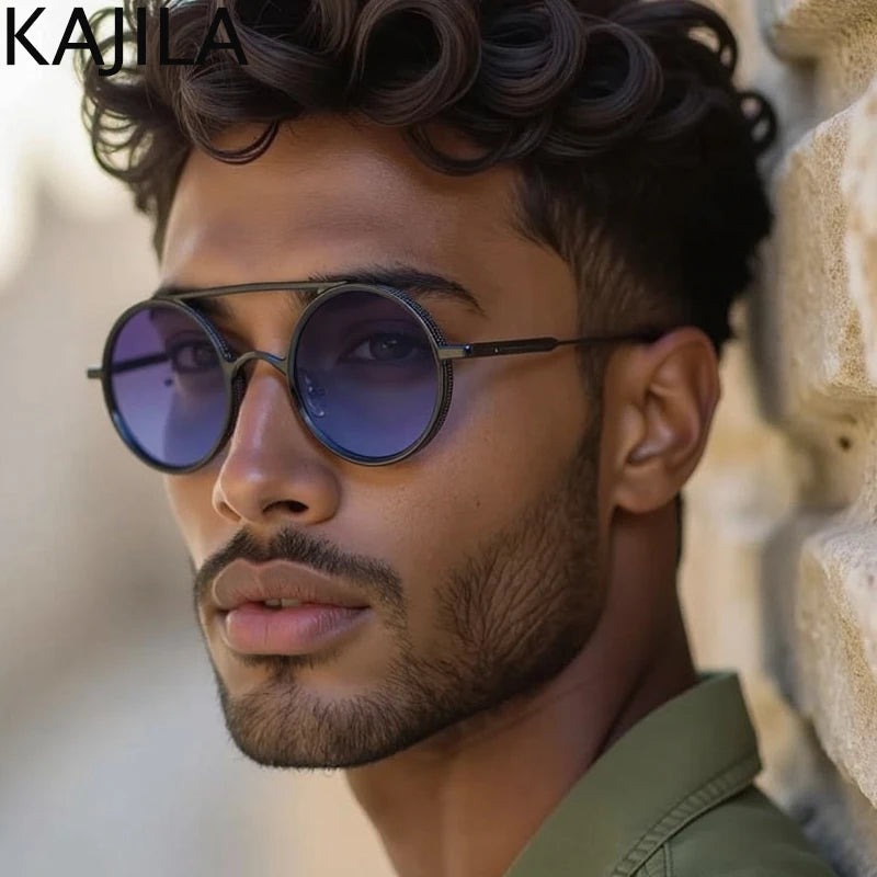 Damen Sonnenbrille Luxus Modische Herren Brille Vintage Pilotenbrille UV400