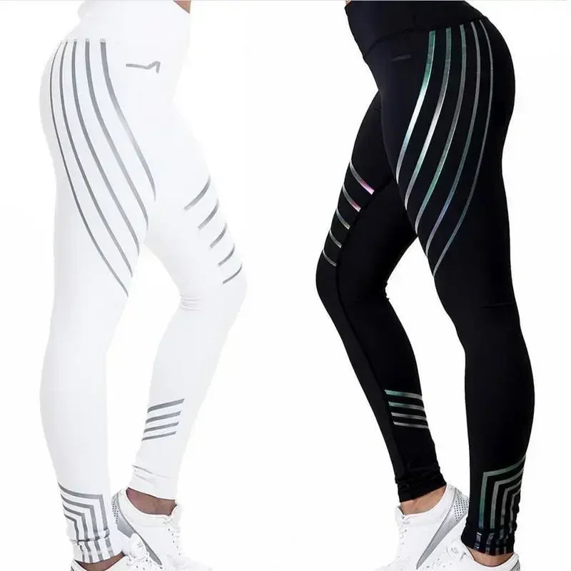 Damen Yoga Leggings Push Up Stretch Leggins Sport Hose Fitness Gym Jogginghose