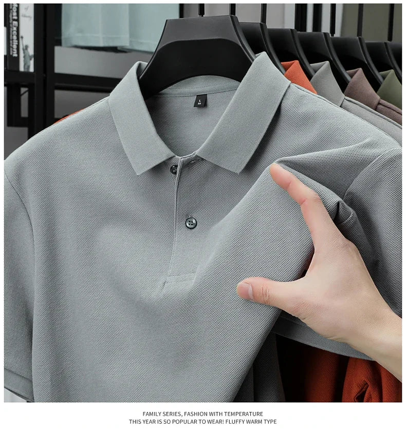 Herren Poloshirt POLO Shirt T-Shirt Kurzarm Zipper Hemd Fashion Polohemd Top NEU