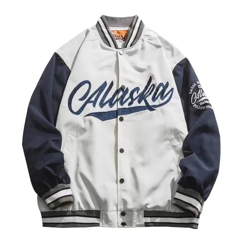 Herren Baseballjacke Bomberjacke Jacke Unisex Fliegerjacke Collegejacke College