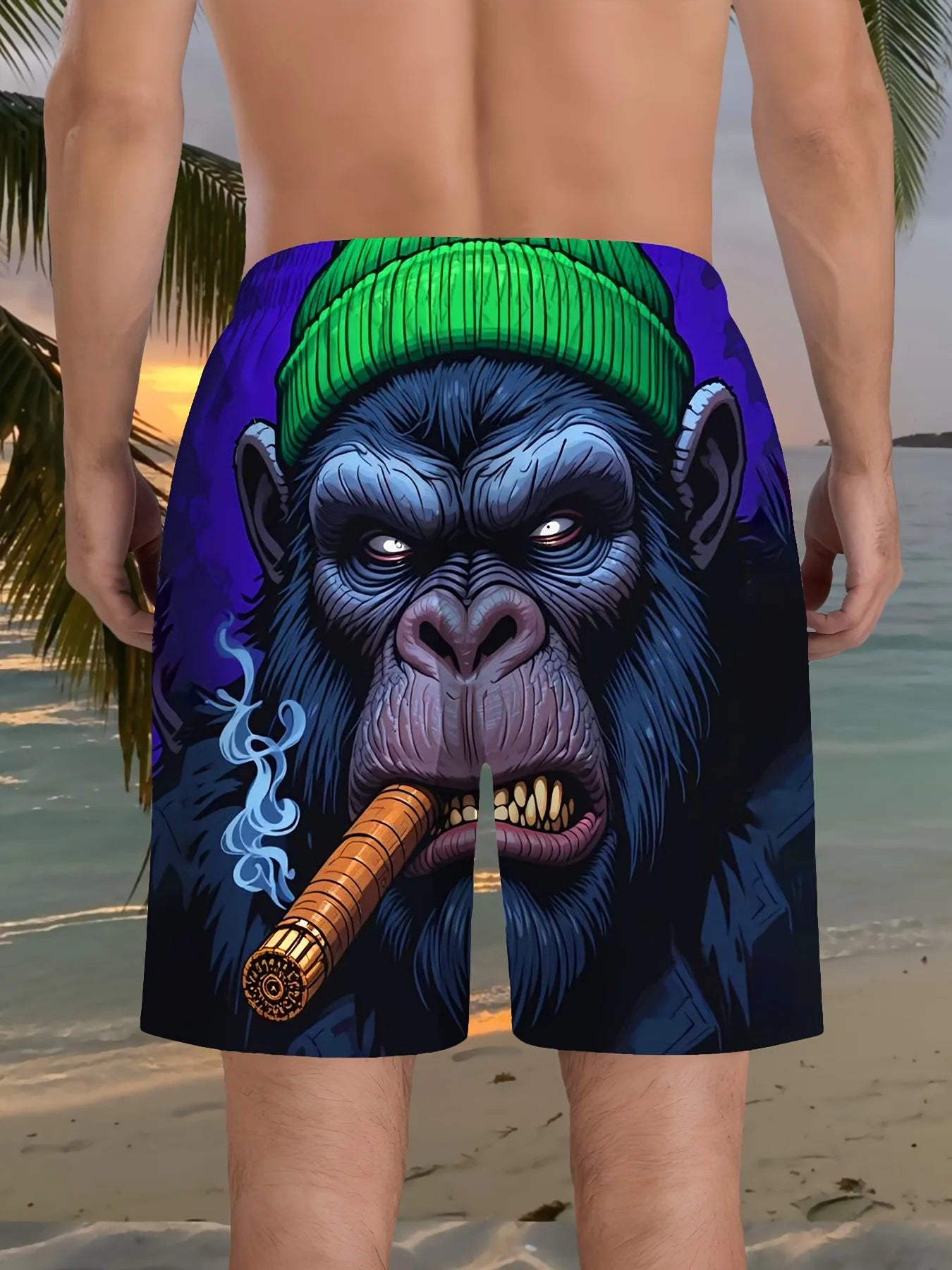 Herren Badehose Badeshort Kurze Hose Shorts Schwimmhose 100% Polyester NEU