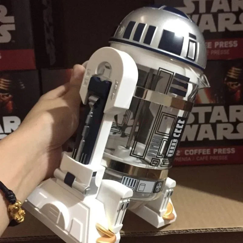French Press 960ml R2-D2 Moka Kaffeemaschine Kaffeekanne Kaffeepresse Kaffee Tee