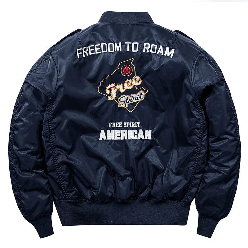 MA-1 Bomber Jacke Fliegerjacke Baseball Pilotenjacke Baseballjacke Air Force