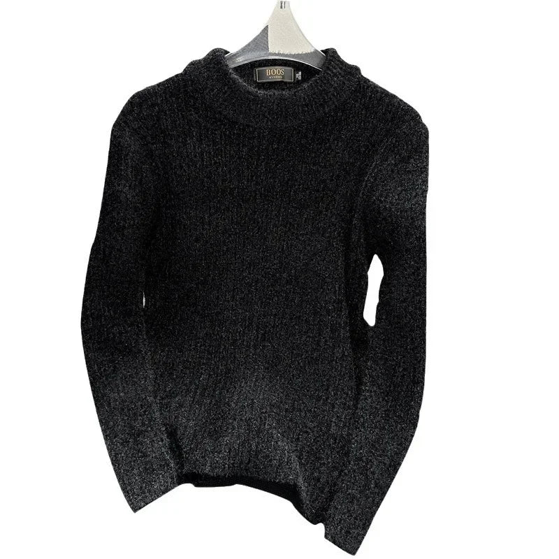 Herren Pullover Sweatshirt Leichter Pulli Sweater Langarm Shirt Strickpullover