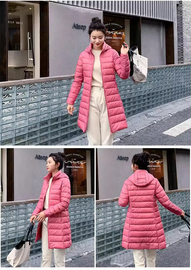 Damen Daunenjacke leichte & wetterfeste Steppjacke Stepp Jacke Übergangsjacke