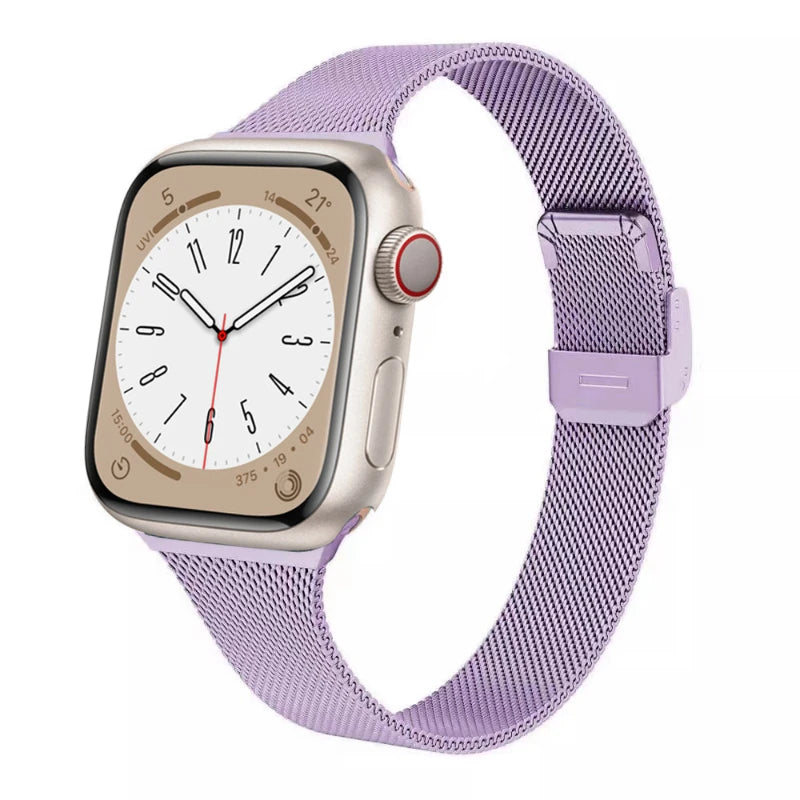 Milanese Armband für Apple Watch Series 9 8 7 6 5 4 3 SE Ultra Sport Band iWatch