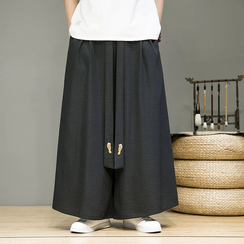 Männer Hose Haremshosen Pumphosen Pluderhosen Hosenrock Herrenrock Kilt Kimono