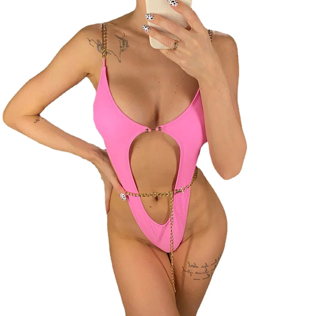 Frauen Bademode High Cut Bikini Set Sexy Push Up Badeanzug Damen Tanga Swimwear