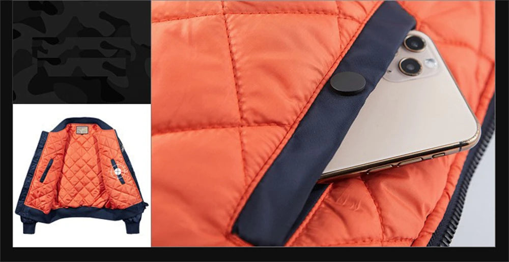 MA-1 Bomber Jacke Fliegerjacke Baseball Pilotenjacke Baseballjacke Air Force
