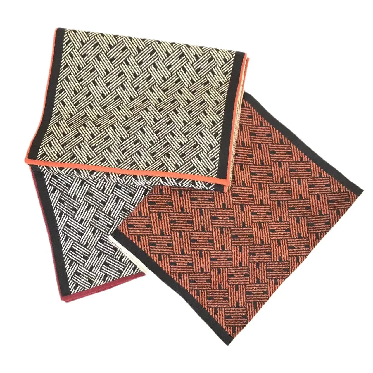 Herren Schal Winterschal Stola Schlauchschal Halstuch Wollschal Strickschal Loop