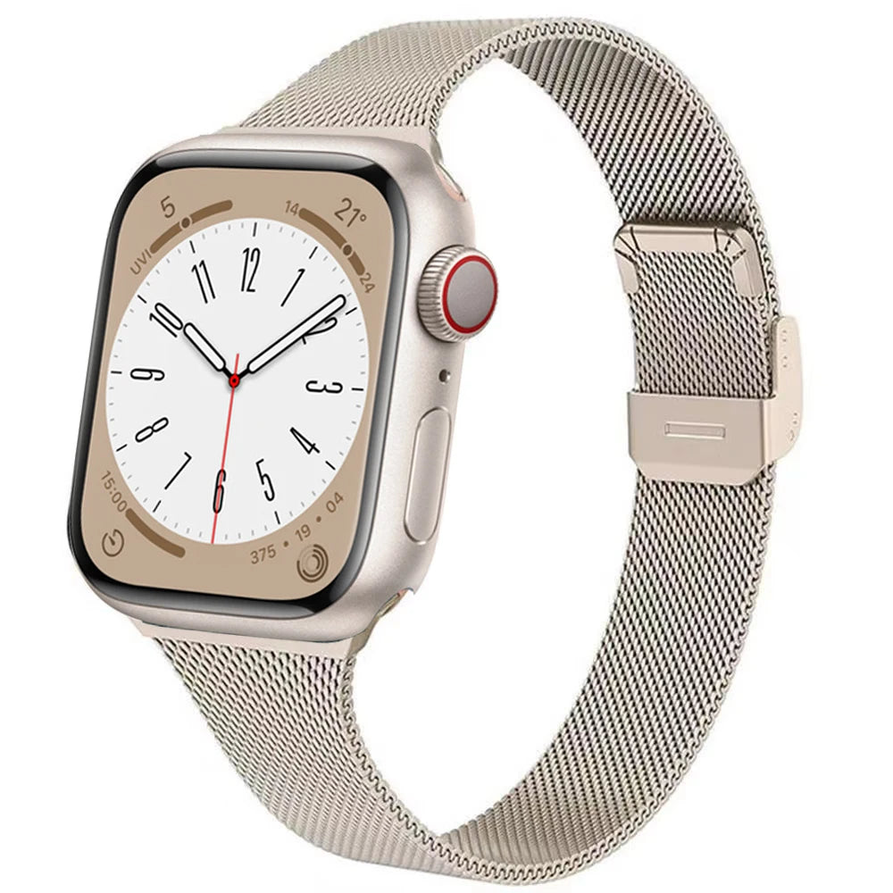 Milanese Armband für Apple Watch Series 9 8 7 6 5 4 3 SE Ultra Sport Band iWatch