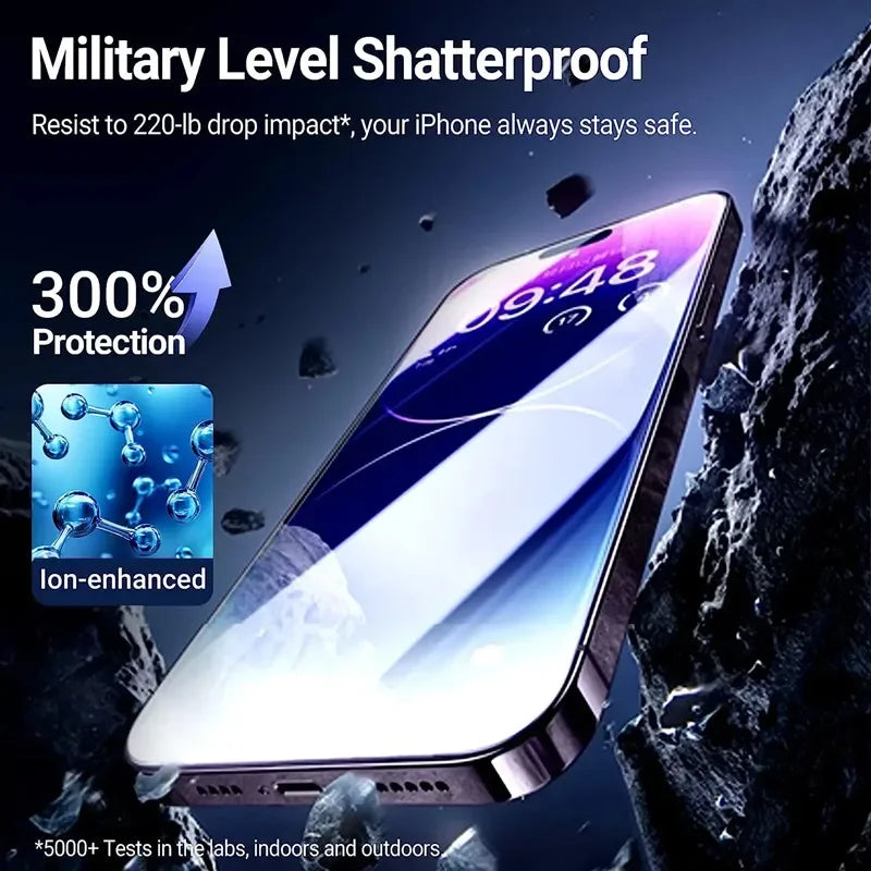 4x Panzerfolie Glas Schutz Folie Full Screen Schutz Für iPhone 16 Displayschutz