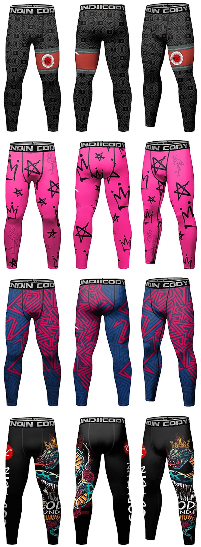 Herren Leggings Sporthose Jogginghose Trainingshose Lauf Hose Kompressionshose