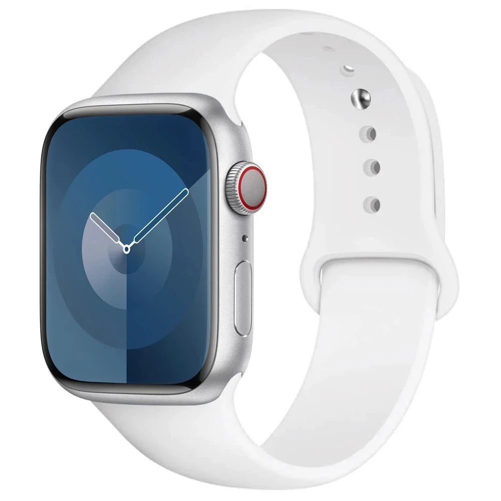 Silikon Armband für Apple Watch Series 9 8 7 6 5 4 3 SE Ultra Sport Band iWatch