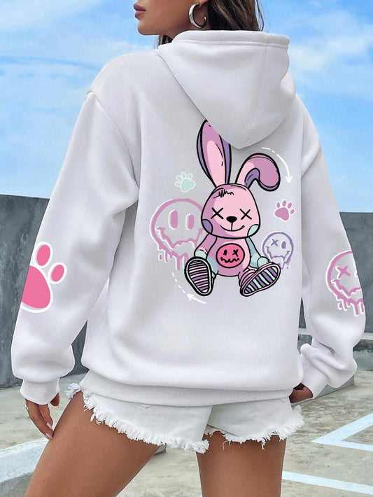 Teddybär Kapuzenpullover Sweatshirt Fleece Hoodie Pulli Damen Kapuzenpulli Shirt