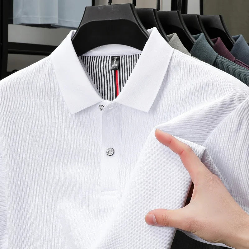 Herren Poloshirt POLO Shirt T-Shirt Kurzarm Zipper Hemd Fashion Polohemd Top NEU