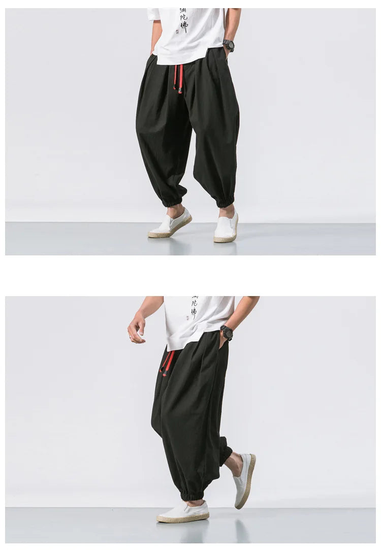 Männer Hose Haremshosen Pumphosen Pluderhosen Hosenrock Herrenrock Kilt Jogger