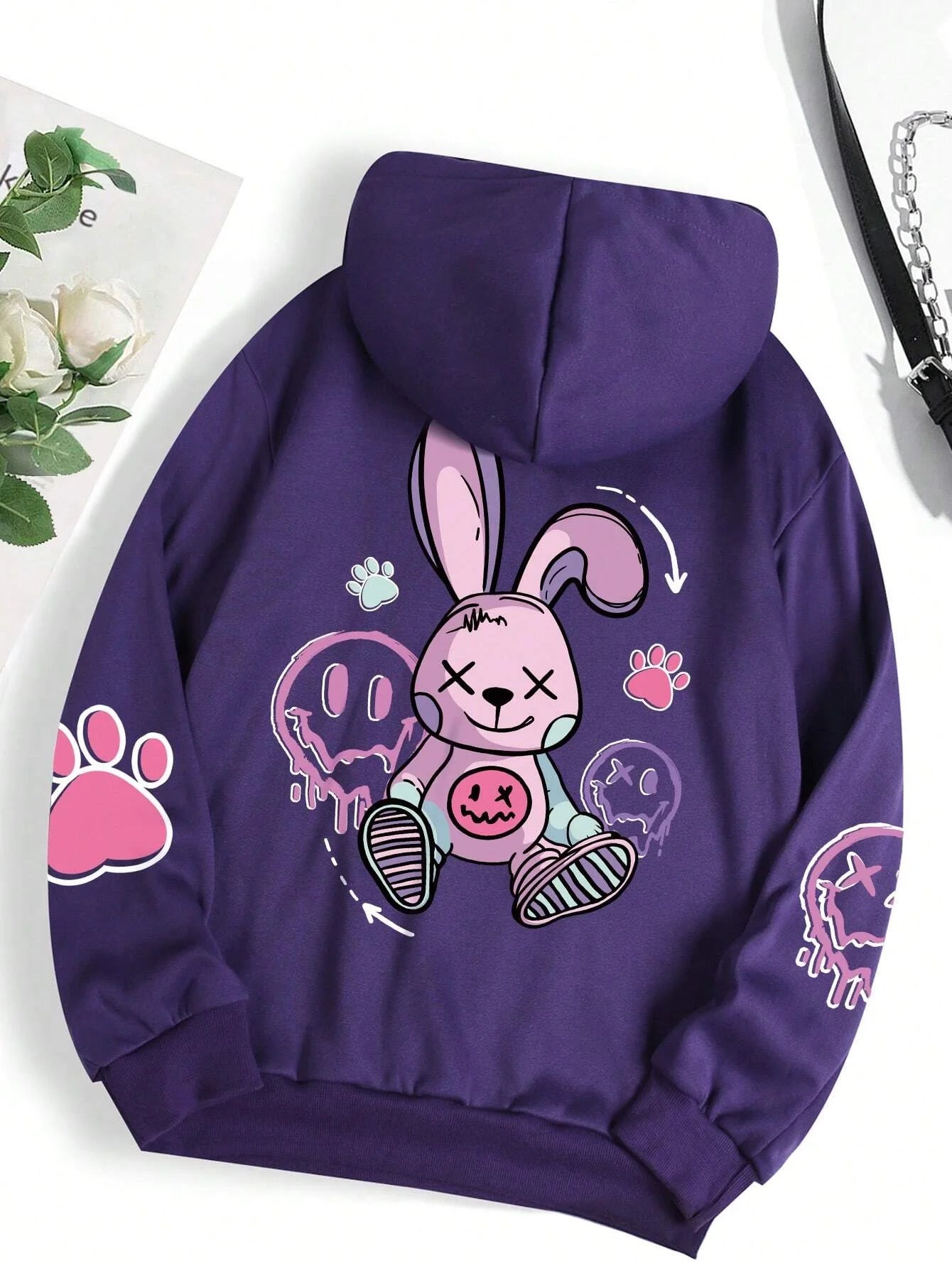 Teddybär Kapuzenpullover Sweatshirt Fleece Hoodie Pulli Damen Kapuzenpulli Shirt