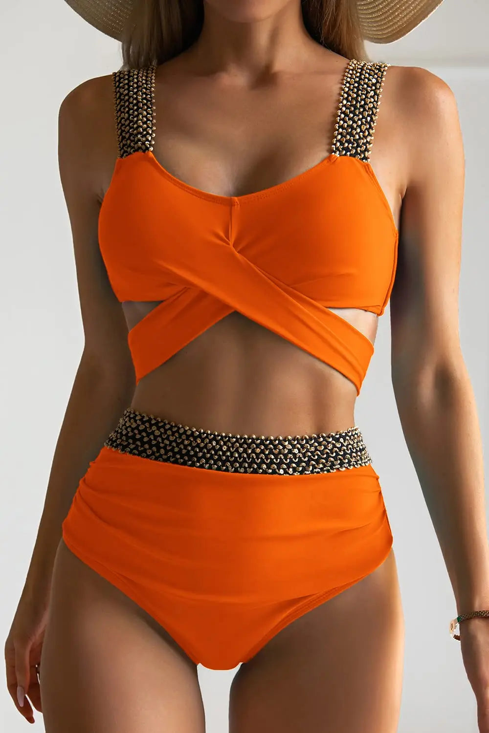 Frauen Bademode Böhmisch Bikini Set Sexy Push Up Badeanzug Damen Tanga NEU